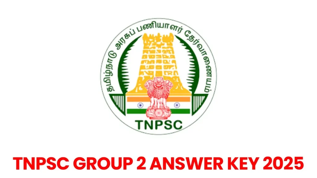TNPSC Group 2 Answer Key 2025 PDF Download Link