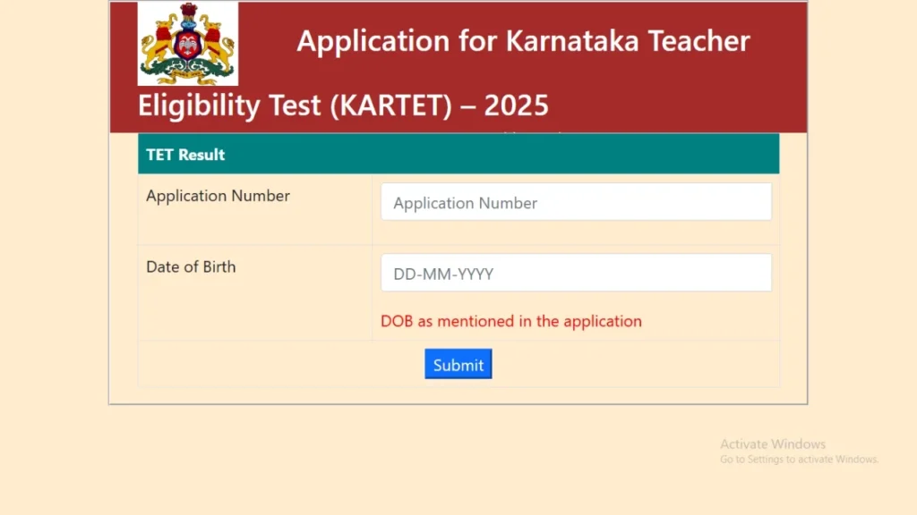 Karnataka TET Result 2025 Out, Check KARTET Result, Score Card & Eligibility Certificate 1 Karnataka TET Result 2025 score card download from sts.karnataka.gov.in