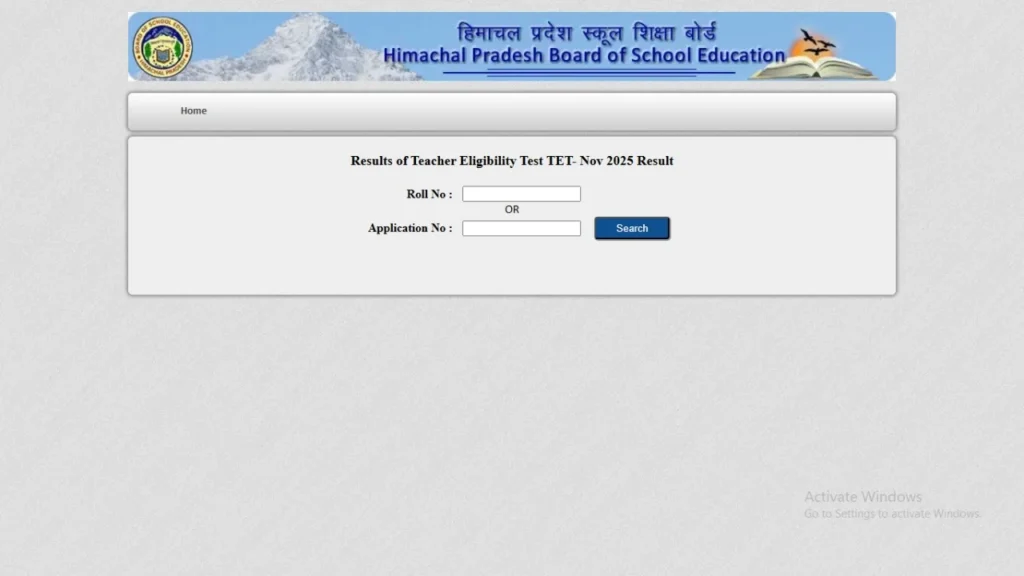 HP TET Result 2025 Scorecard – Himachal Pradesh TET Result at hpbose.org